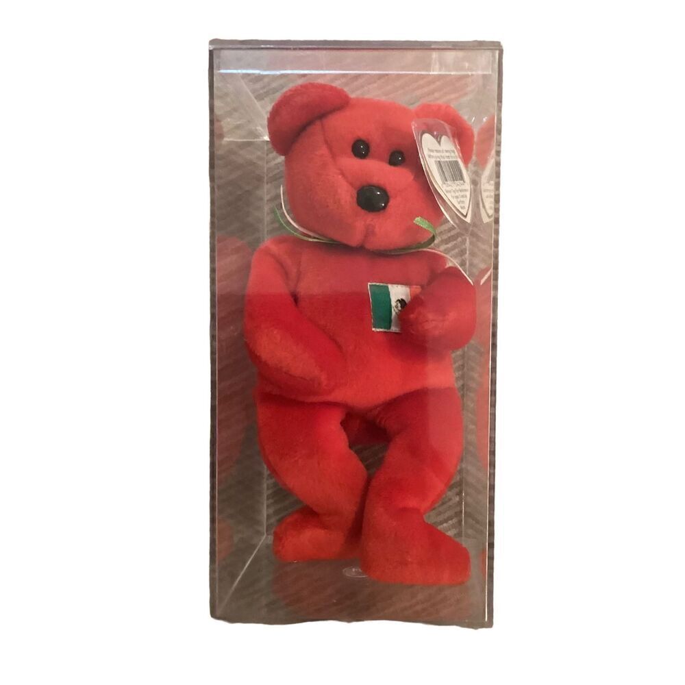 1999 Osito Bear Ty Beanie Baby Plush Collectible Mexican Ethnic